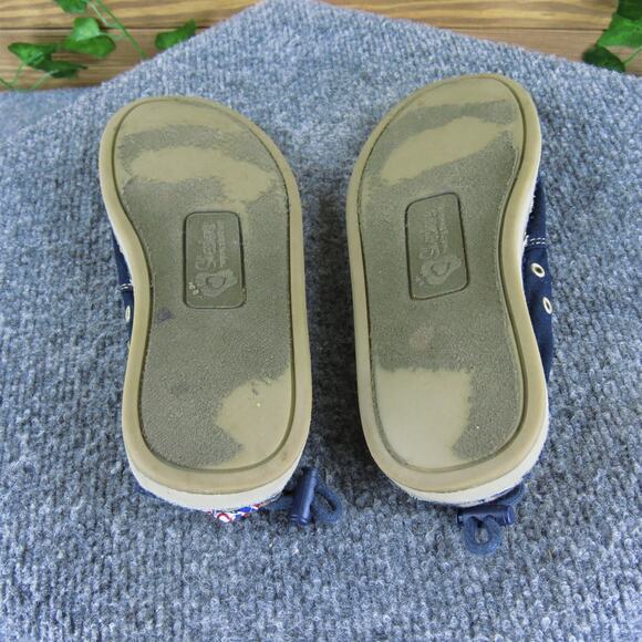 Bobs Women's Flat Blue Fabric Sz 6 Medium Used 2025 - Picture 5 of 6
